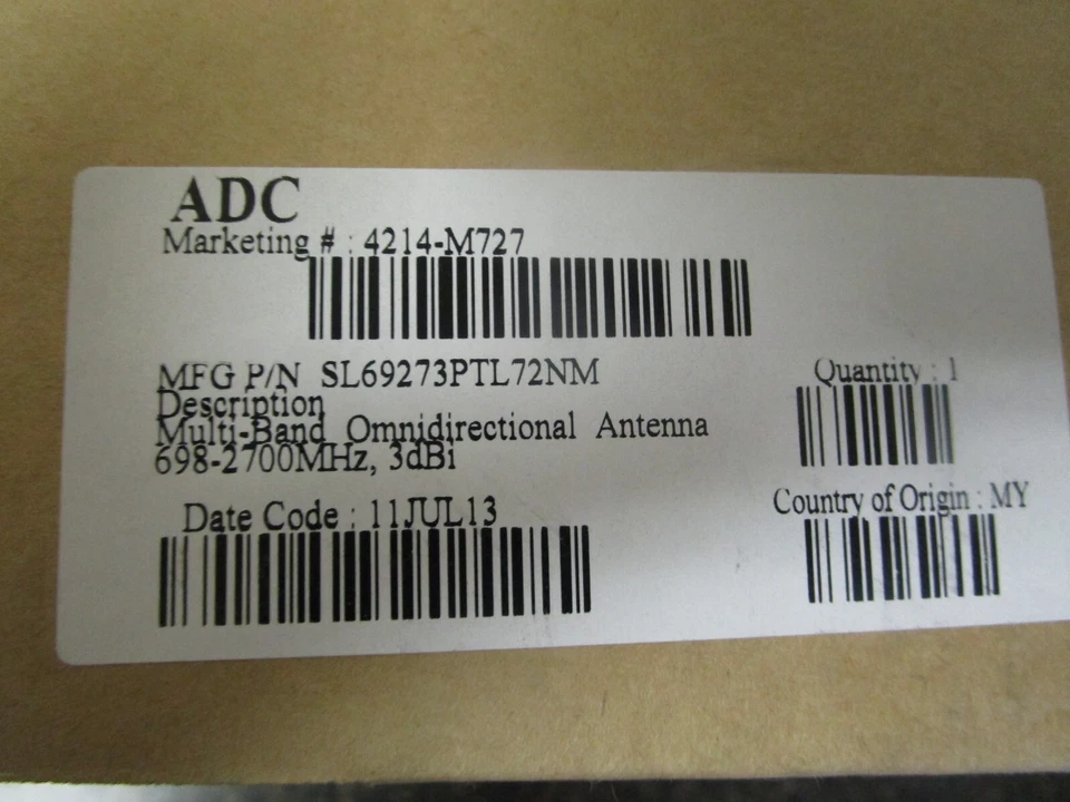 Laird SL69273PTL72NM Multiband Omnidirectional Antenna - NEW - Image 2 of 4