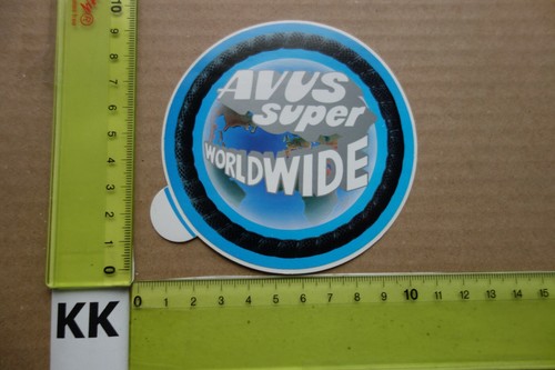 Alter Aufkleber Lenkrad Verkleidung AVUS SUPER worldwide