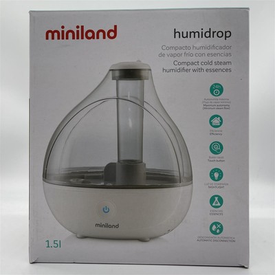 Miniland Baby 89173 humidrop, Luftbefeuchter, für Duftöle geeignet, weiß