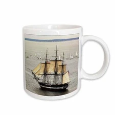 3dRose USS Constitution Mug