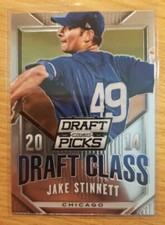 2014 PANINI PRIZM PERENNIAL DRAFT PICKS DRAFT CLASS JAKE STINNETT #43 CUBS