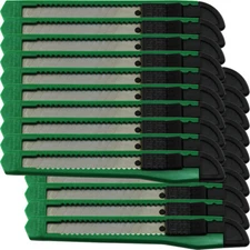 20x Bulk Small Green Utility Knife Box Cutter Snap Off Blade 9MM Blade