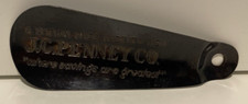 Vtg JC Penney Black Metal Shoe Horn Sommer's Patent "Where Savings are Greater"