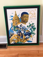 noter dame football poster