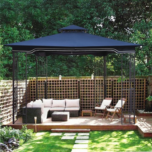Upgrade Your Patio with Our 10 x 12 Navy Blue Gazebo Replacement Canopy - Picture 9 of 9