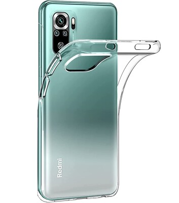 COVER CASE FOR XIAOMI REDMI NOTE 10 4G SILICONE TPU CLEAR ULTRA SLIM