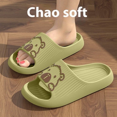 Cute Cartoon Dog Slippers Non-slip Floor Bathroom Slipper Summer Women's House S - Picture 66 of 93