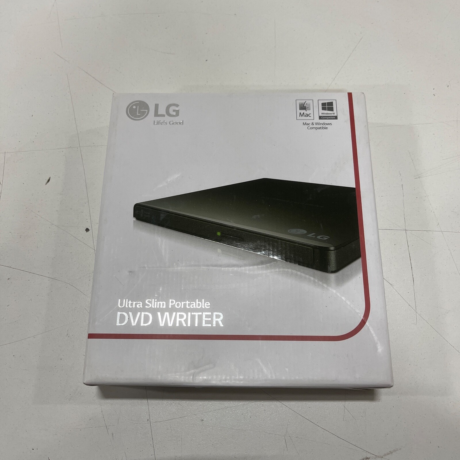 LG GP65NB60 UltraSlim Portable External DVD Burner and Drive Black