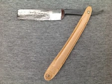 Clauss 23 Straight Razor, Black Tang & Fancy Scales