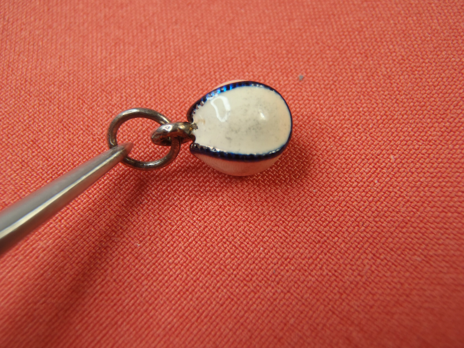 Enamel Baseball Solid .925 Sterling Silver Charm … - image 8