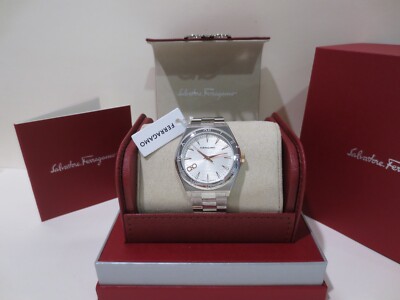 Ferragamo Men's SFKV00123 Vega Upper East Swiss Made Stainless