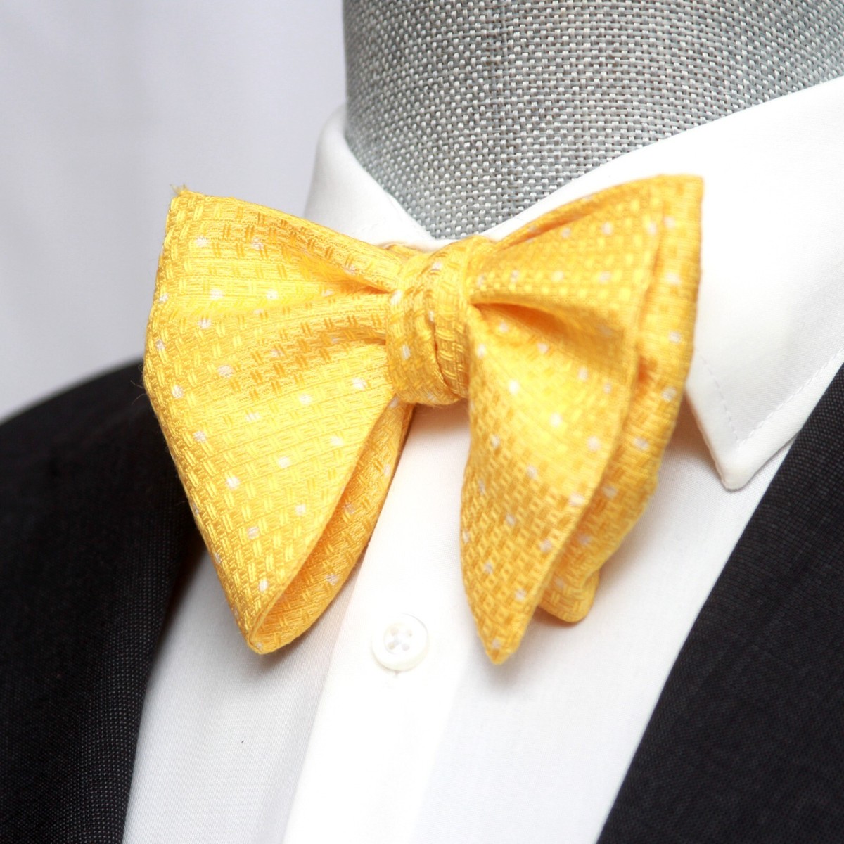 big yellow bow tie
