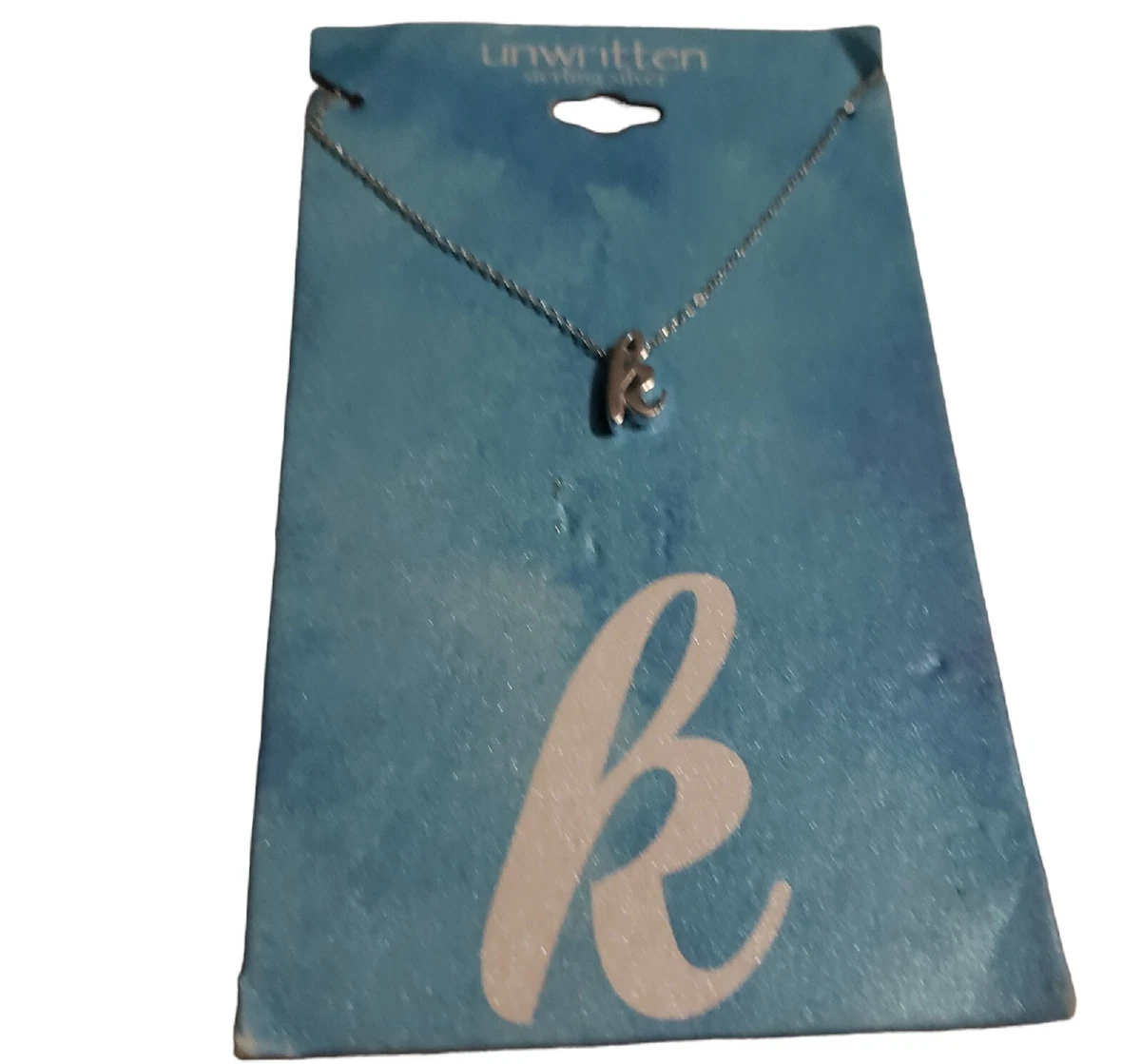 Unwritten initial hotsell necklace