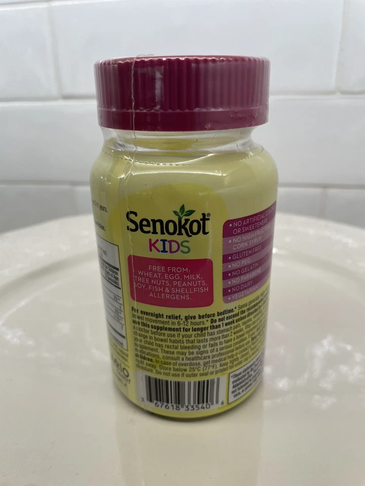 Senokot Kids Suplemento Gomitas Laxantes Bayas Mixtas 40 Gomitas Exp: 5/2025 Foto 3 de 4