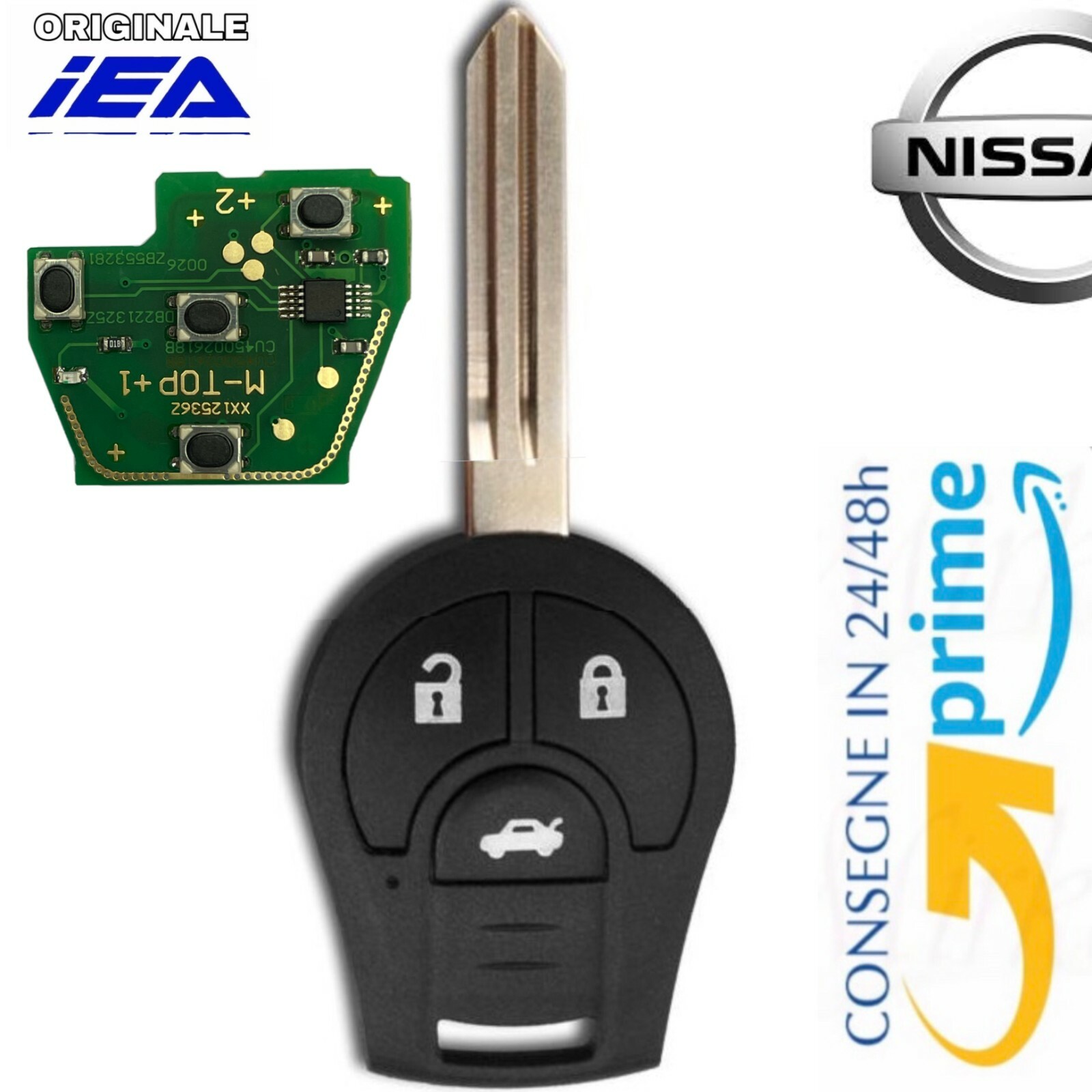 Recensione Chiave Compatibile Nissan IEA | Miglior Ricambio 3 Tasti