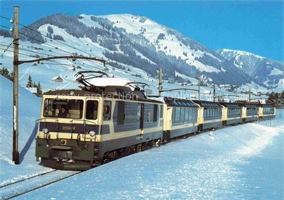 Eisenbahn Railway Chemin de Fer Ferrovia-- Montreux Berner Oberland Bahn MOB Lok