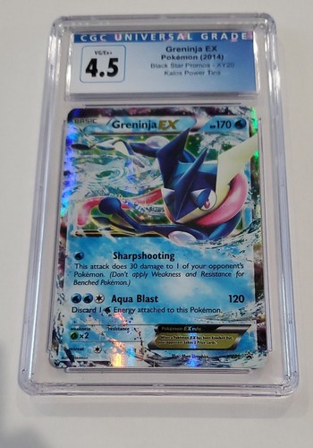 2014 Pokemon CGC 4.5 Greninja EX XY20 Holo Black Star Promos Kalos Power Tins