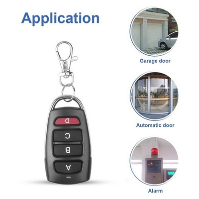 Universal RF Remote Control 433MHz Duplicator Garage Door Gate Cloning Key