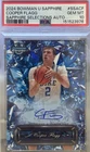 FLAGG PSA 10 POP 12 2024-25 Bowman Chrome Sapphire Selections Cooper Flagg Auto