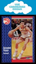 Alexander Volkov 1991-92 Fleer #246 Atlanta Hawks Basketball Card