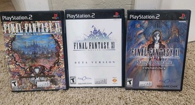 Lot Final Fantasy XI Online Beta Version Promathia Ahi Urghan Playstation 2 PS2 