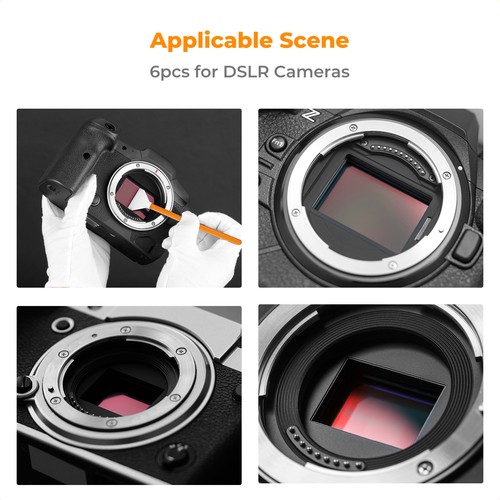 K&F CONCEPT 6Pack 16/24mm APS Sensor Cleaning DSLR Digital Camera Cleaning Kit - Picture 19 of 20