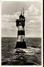 Ak Butjadingen Wesermarsch, Roter Sand-Leuchtturm, Wesermündung - 4896949