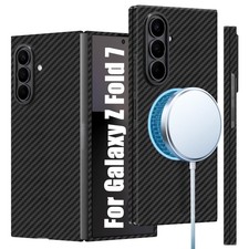Lenpiti Slim 1500D Aramid Fiber Case for Samsung Galaxy Z Fold 7 Matte Black