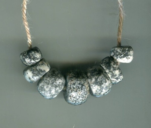 African Trade beads Antique Ancient Dogon old granite stone beads Djenne Mali