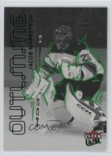 2025-26 Upper Deck Fleer Ultra Outlining Green /10 Jacob Markstrom #OL21of30
