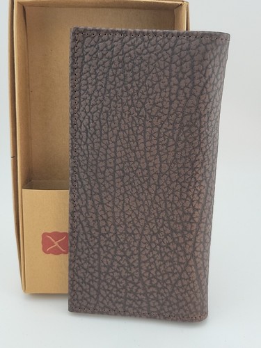 NEW TWISTED X Rodeo Mens Western Wallet GENUINE LEATHER~Brown~ Stitching X Logo - Picture 4 of 9