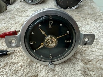 1955-56 Packard - Good Working Borg Co. Clock - Serviced, Tested, and Nice!! #1