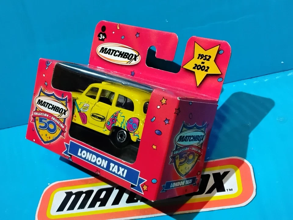 2002 MATCHBOX CARBODIES LONDON TAXI FX4R MB174 ACROSS AMERICA 50th BIRTHDAY  - Image 4 of 4