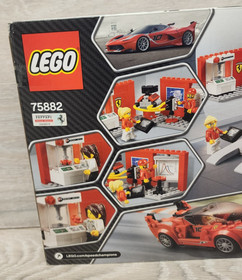Lego Speed Champions Ferrari FXX K & Development Center 75882 EMPTY BOX ONLY