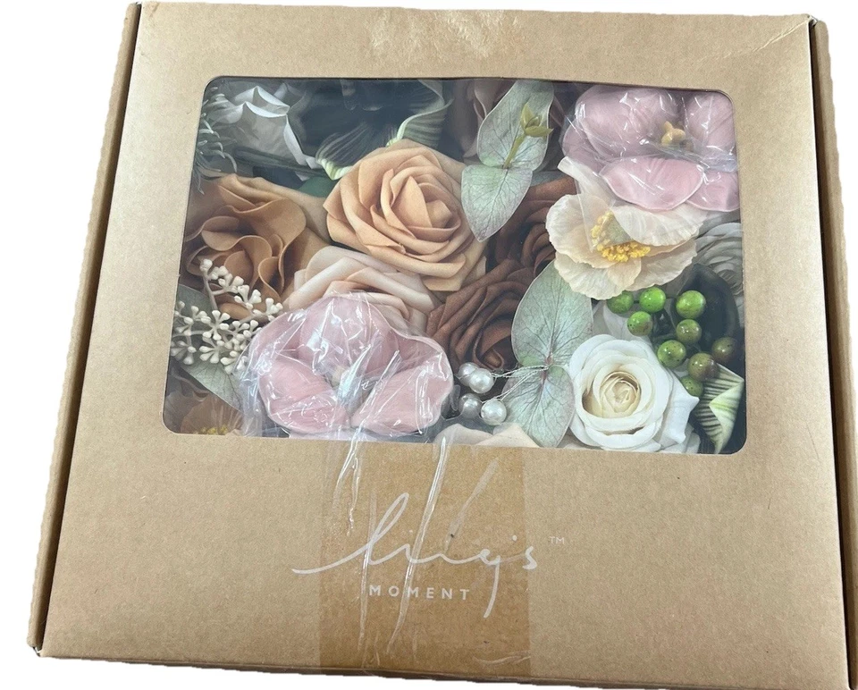 Ling's свадебные цветы Grand коробка шелк искусственная зелень стебли, розы и тюльпаны! - Изображение 2 из 4