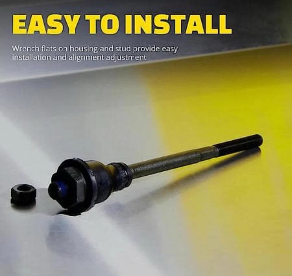 Par de extremos de varilla de amarre interior de dirección MOOG EV195 ORIGINALES Chevrolet Buick Pontiac Foto 2 de 4