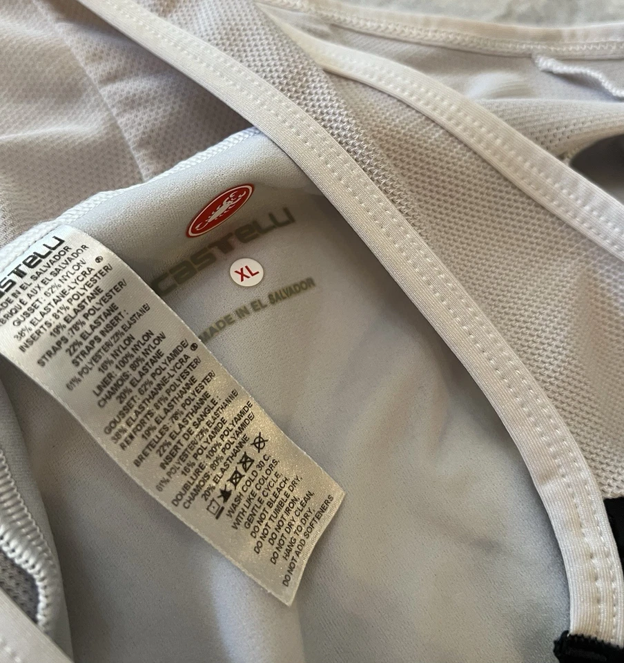 Castelli Free Aero Race Cycling & Multisport Bib Shorts, Men’s XL Black/White - Image 3 of 4