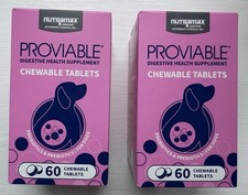 Proviable-DC Digestive Supplement for Dogs 60 Chewable Tabs x 2 BOXES 120 Tabs 