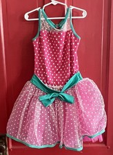 Dance Costume Child Large Hot Pink Curtain Call E2082 Jazz