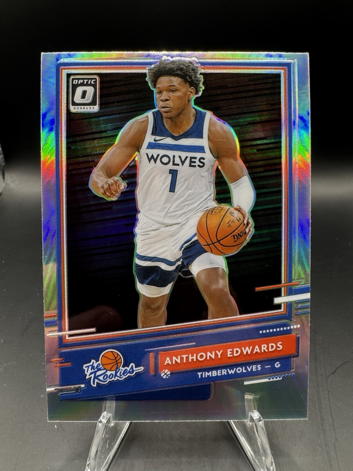 2020-21 Panini Donruss Optic #5 The Rookies Holo Anthony Edwards