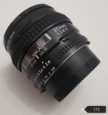 NIKON AF NIKKOR Obiettivo 20mm F 2.8 D +filtro 62mm Sky
