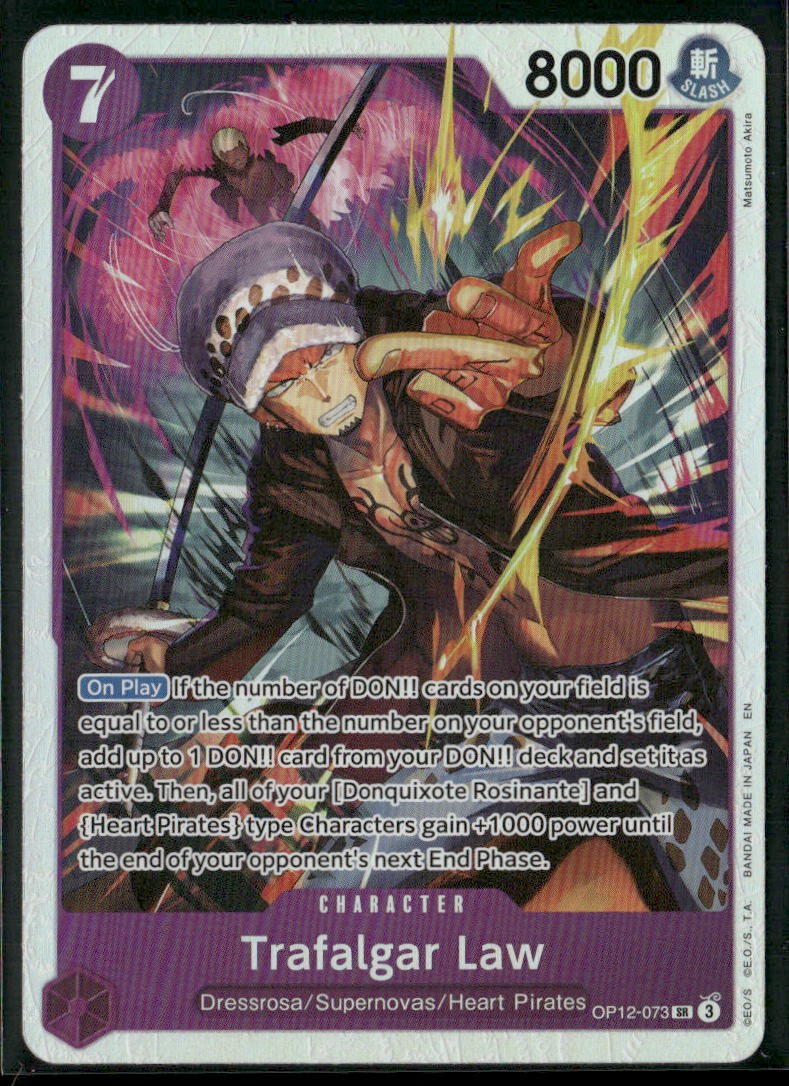 Trafalgar Law (073) Foil SR Legacy of the Master OP12-073 NM