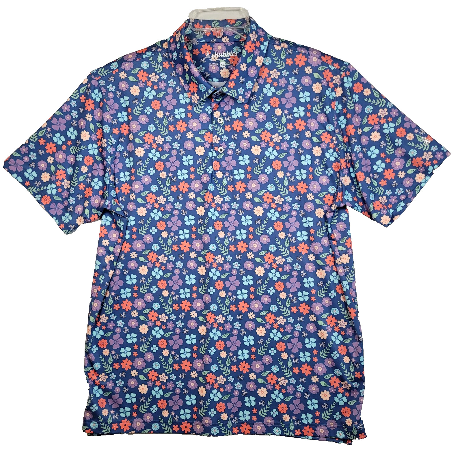 Chubbies Performance Weekend Floral Geometric Gol… - image 1