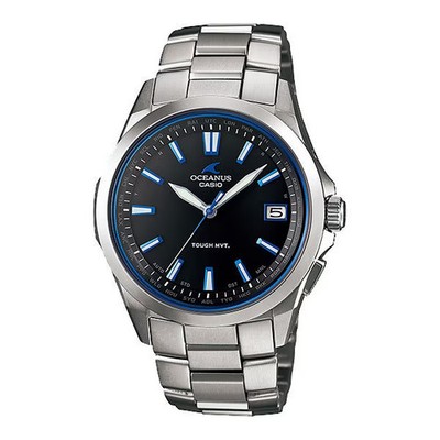 Casio Oceanus OCW-S100-1AJF Classic Line Tough Solar Titanium Watch 