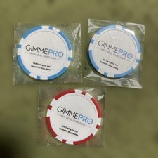 GIMMEPRO Golf Marker Set of 3 Used