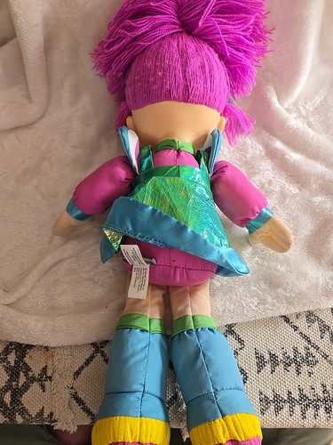 "Muñeca Rainbow Brite Stormy clásica de 18"" exclusiva con sello rara usada muñeca de peluche" - Imagen 2 de 3