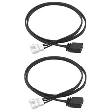2Pcs Black 4 Pin to 5V 3 Pin Conversion Cable ARGB Splitter Extension Cable f...