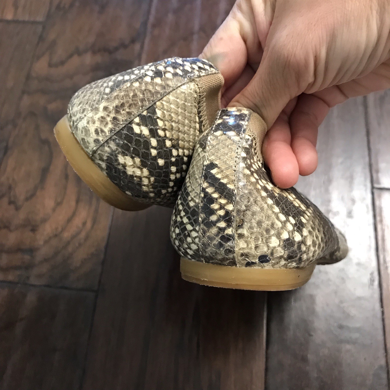 Stuart Weitzman Women’s Python Ballet Flats - image 3