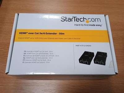 StarTech.COM ST121SHD50 HDMI Over CAT 5e/6 Extender 50M