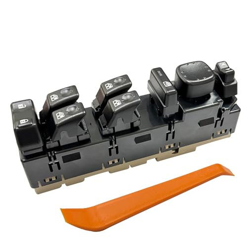 Power Window Switch Assembly for Front Driver Side - Master Control Replacement  